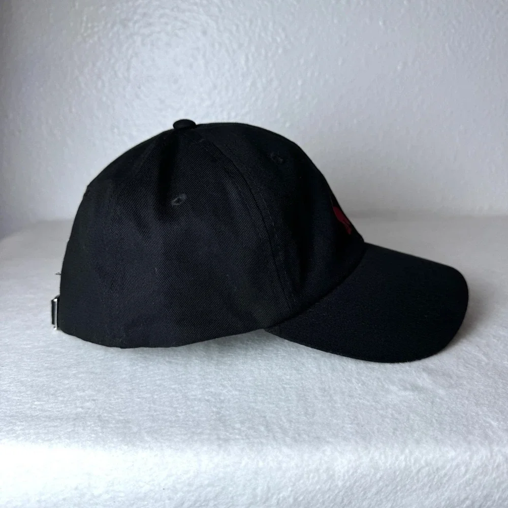Wild Turkey Bourbon Whiskey Hat Strapback Cap Black Red Logo Cotton Adjustable
